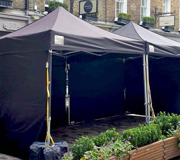 Black Marquee Hire Corporate Event