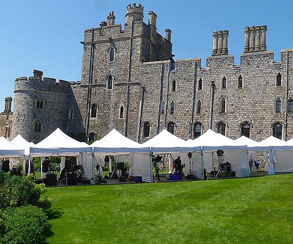 Our Marquees at Royal wedding Windsor